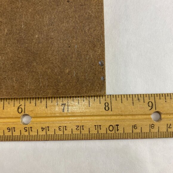 Vintage 70s K Smith Girl Squeezing Cat Wall Decor - Picture 8 of 8